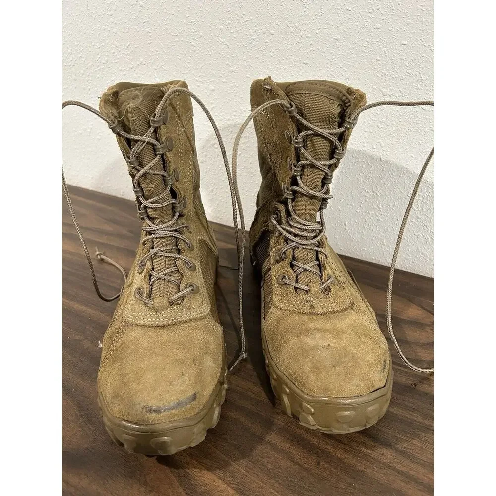 Rocky S2V Steel Toe Tactical Military Boots Coyote Brown Mens Size 5 6104 Combat